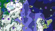 Ancient cities and igloos abound in this frigid Minecraft seed (Image via Chunkbase)